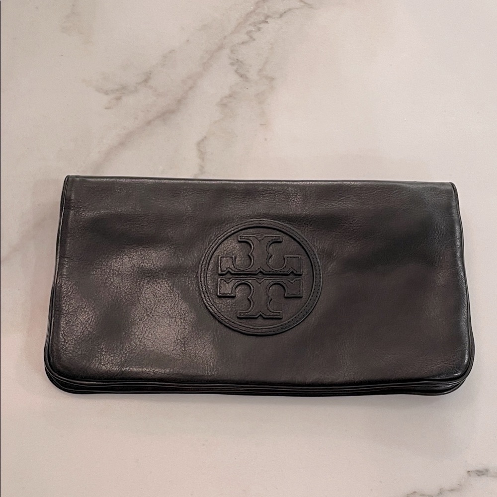 Tory Burch Black Leather Shoulder/Clutch bag

Excellent condition